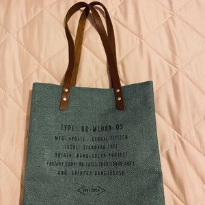 Apolis market bag in olive OBO